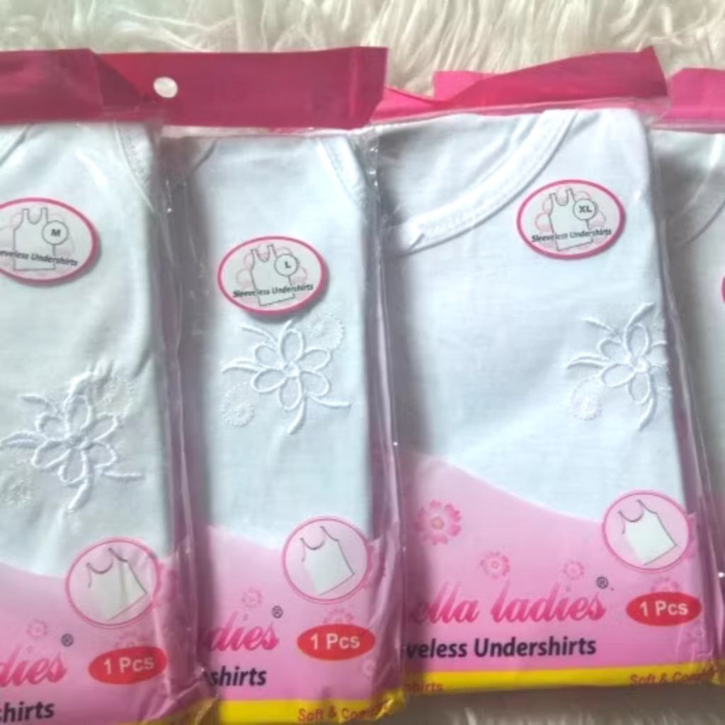 Singlet Wanita Vanella | Kaos Dalam Tanktop Wanita Remaja - Dewasa Putih Bahan Katun