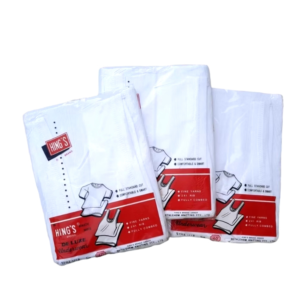Singlet Pria Dewasa Hings, Kaos Dalam Pria Premium Merk Hings, Pakaian Dalam Hings