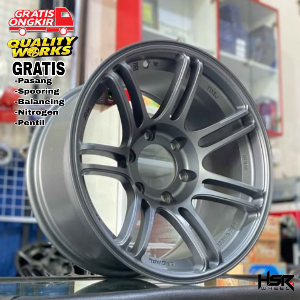 Velg Racing Ring 17 HSR Wheel Boon Buat Mobil Hilux Fortuner Everest Pajero