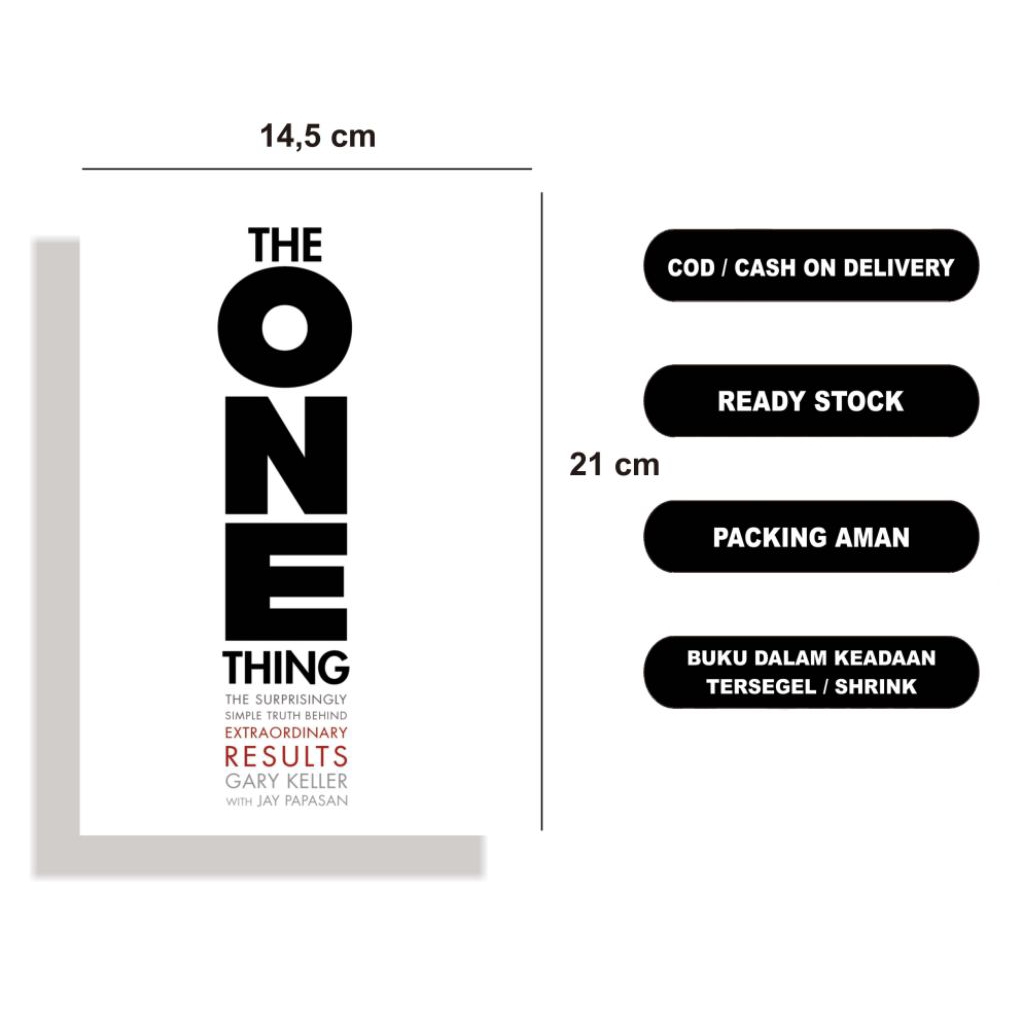 The One Thing  -  Gary Keller – (English)