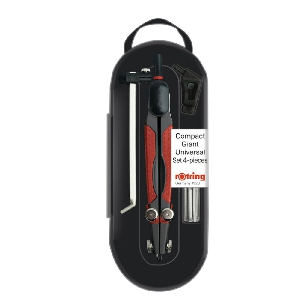 Rotring Compact Giant Universal Compass Set 4 pieces (Jangka Rotring)