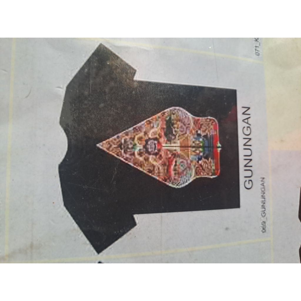 KAOS WAYANG GUNUNGAN BUDAYA JAWA UKUR SMLXLXXL