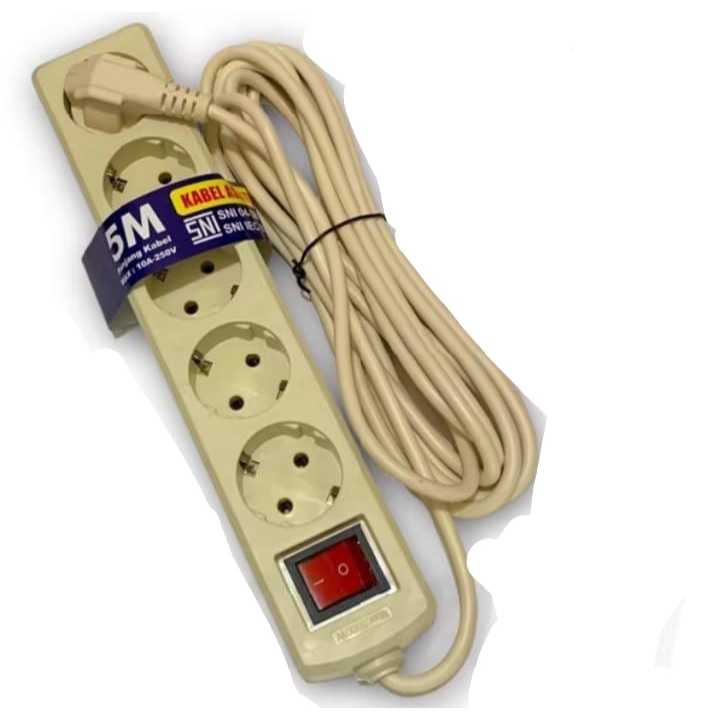 Colokan listrik 5 Lubang 5 meter