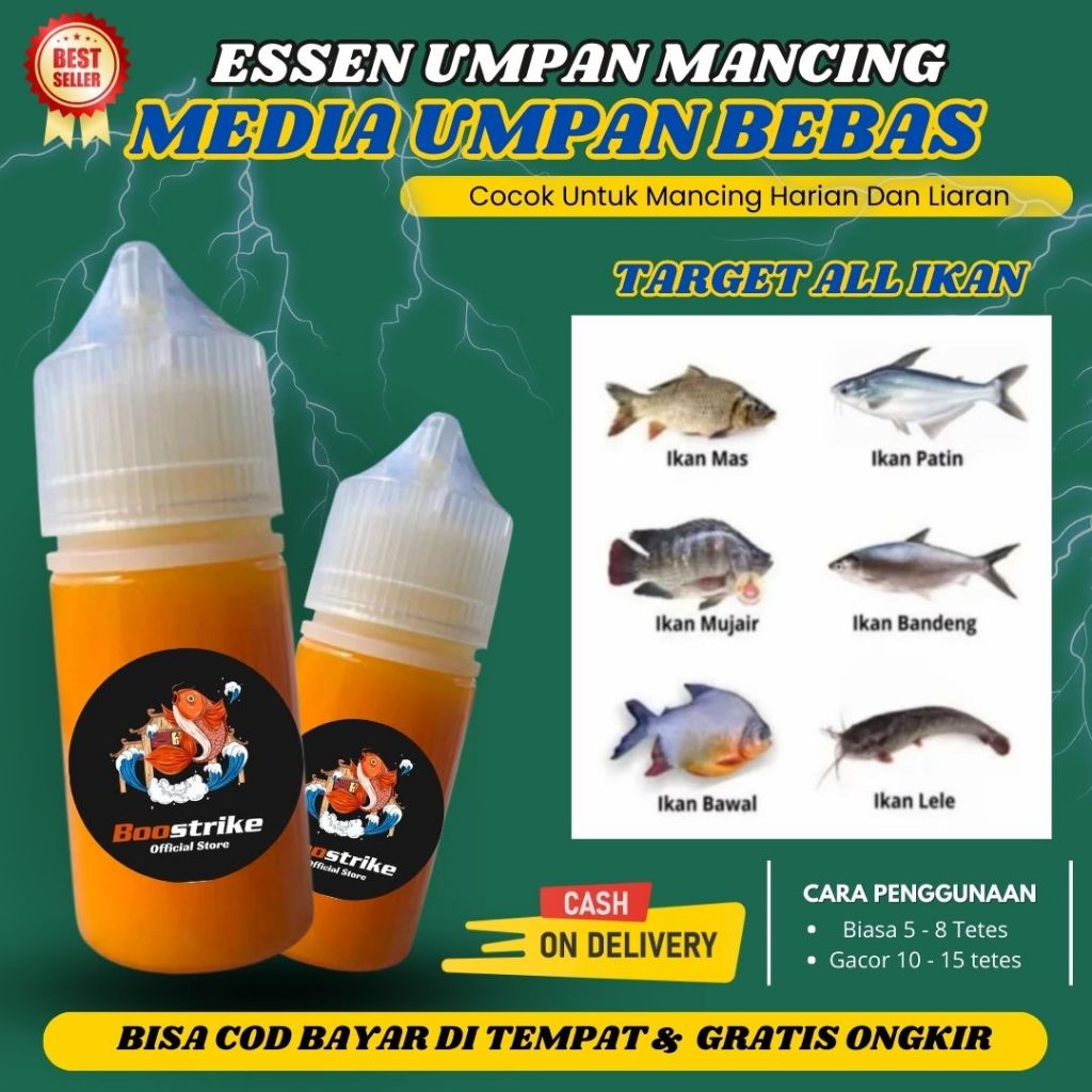 Essen Oplosan Super Untuk Babon Ikan Mas, Lele, Tombro, Bawal, Nila, Bandeng, Patin, Belanak, Belut,
