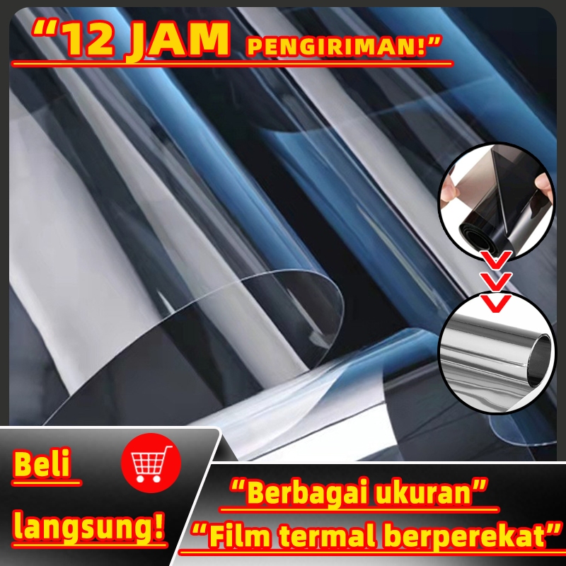 【kami】kaca film bening kaca film cermin jendela rumah stiker kaca stiker kaca jendela stiker kaca fi