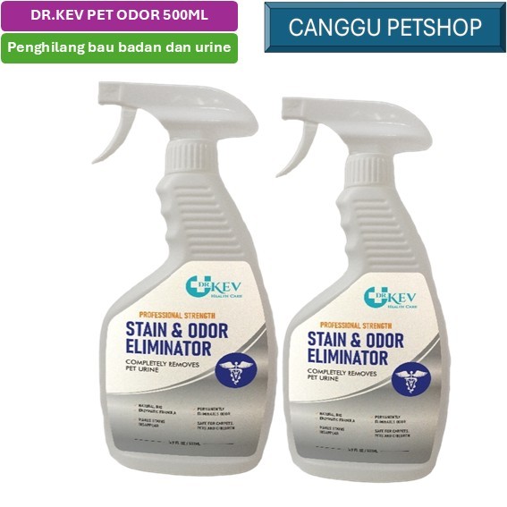 DR.KEV PET ODOR 500ML / PET STAIN / & ODOR / PENGHILANG BAU BADAN