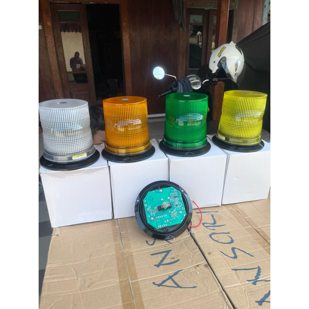 Rotary seri H rotari seri H kedip 1 kali 12 v 2 v lampu rotary kedip 1x
