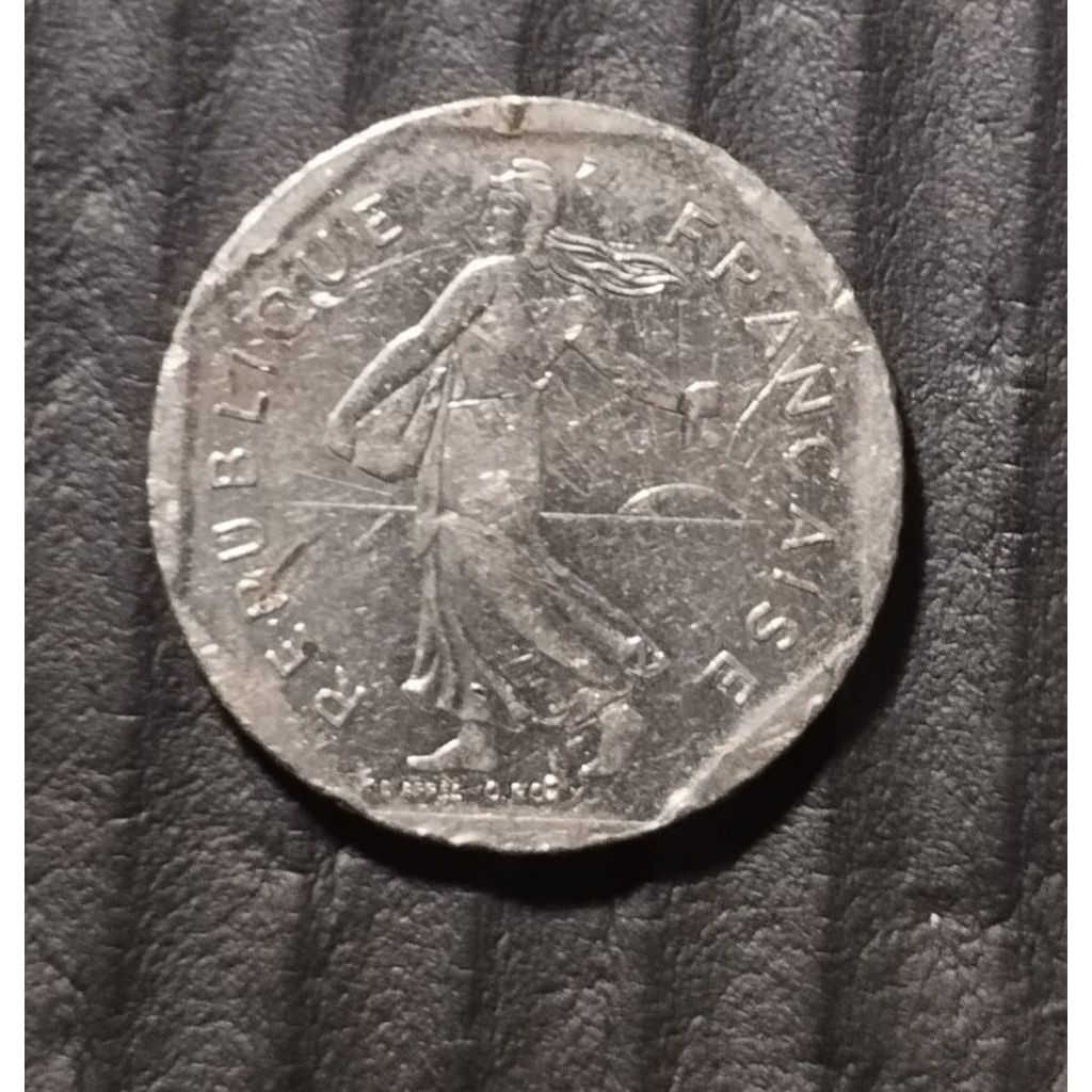 KOIN 2 FRANCS PRANCIS TAHUN 1982