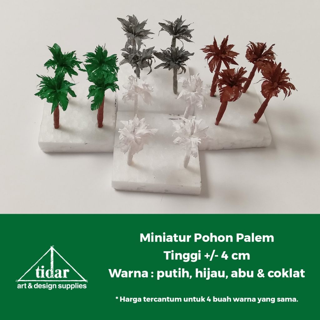 MH - Miniatur Pohon Palem Tinggi 4 CM - Maket Tanaman Palm