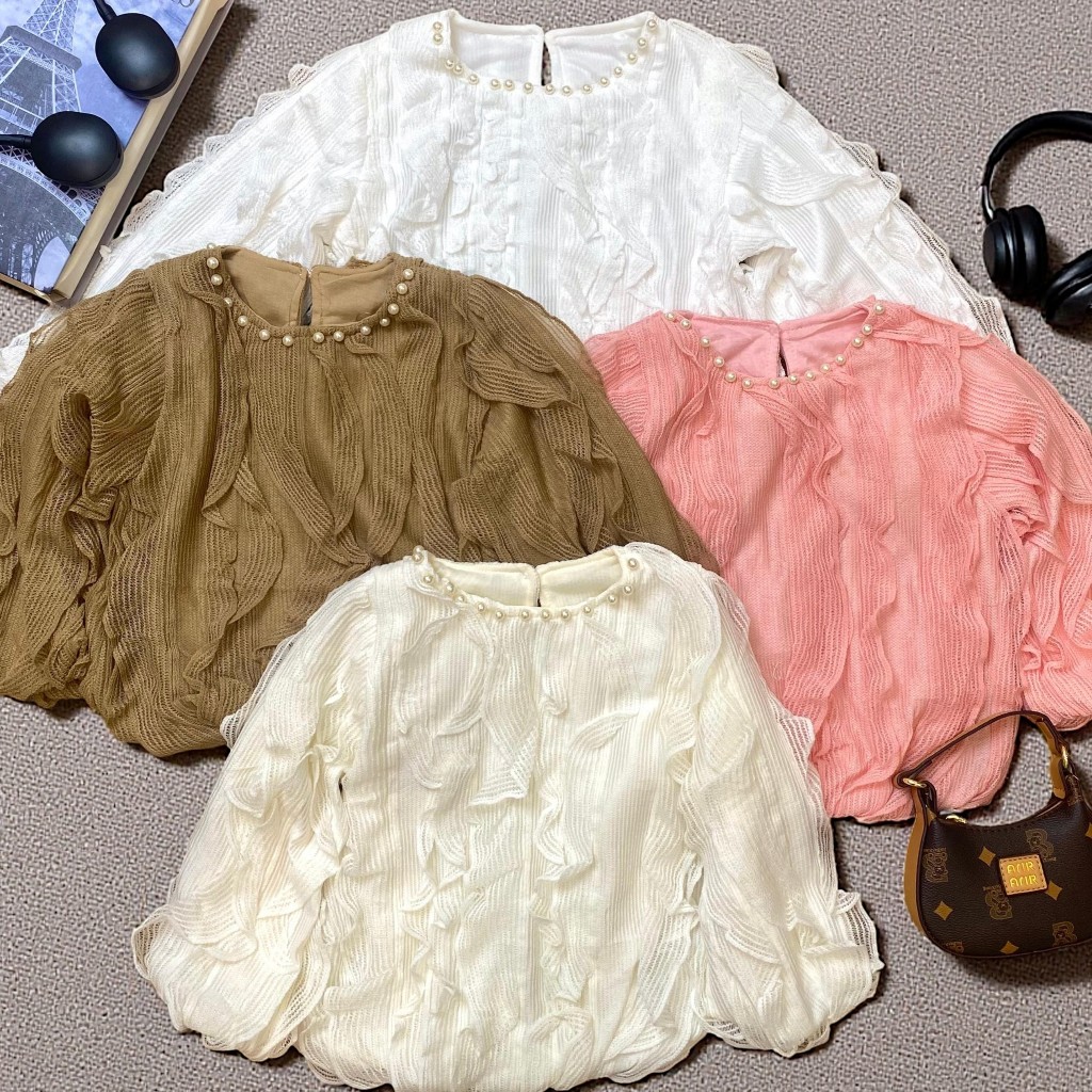 Atasan Blouse Import Anak Cewek Lengan Panjang