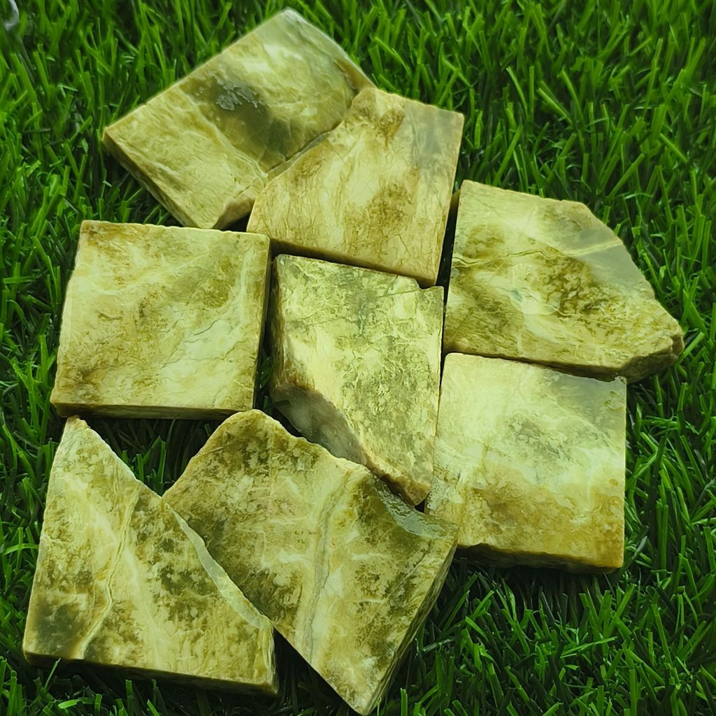 Batu Serpentine Motif Asli Natural / Bahan Batu Serpentine Motif / Bongkahan Batu serpentine Motif