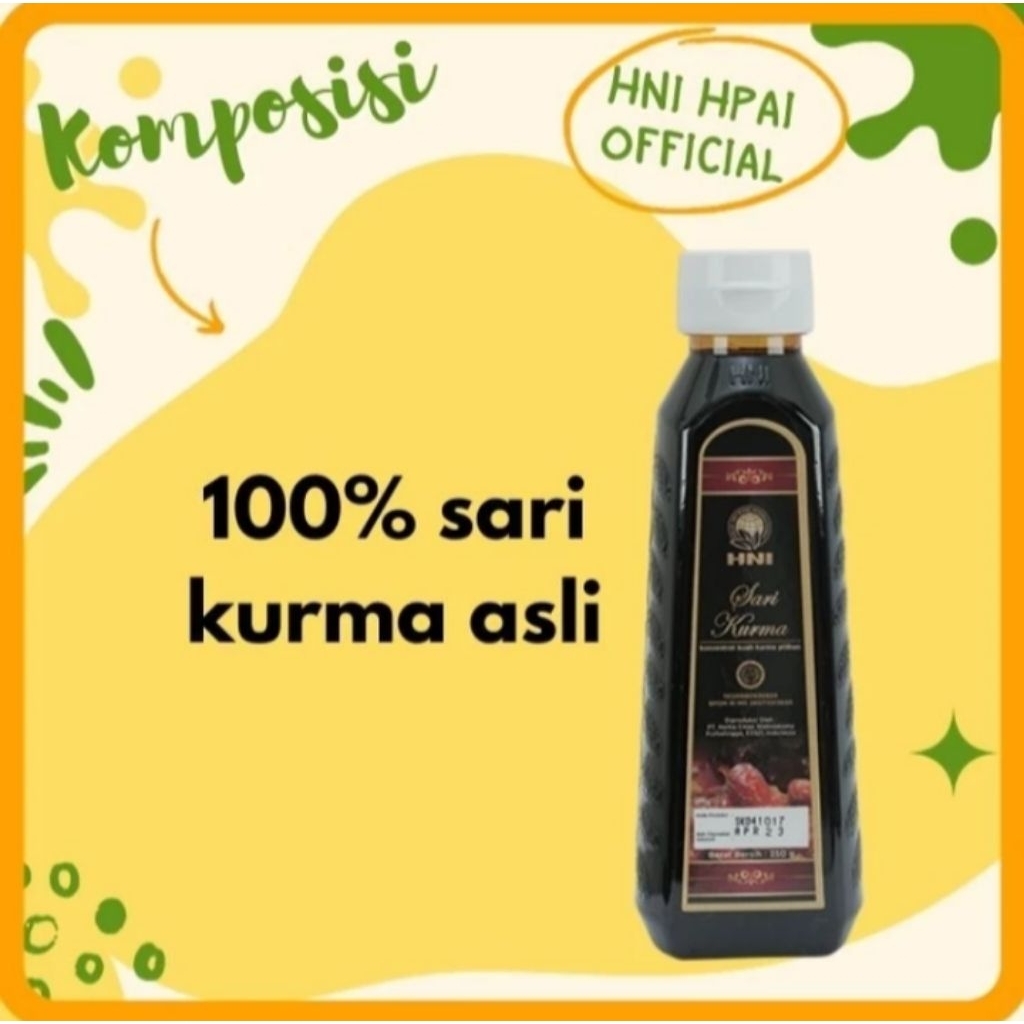 SARI KURMA PRODUK HNI 100% ORIGINAL