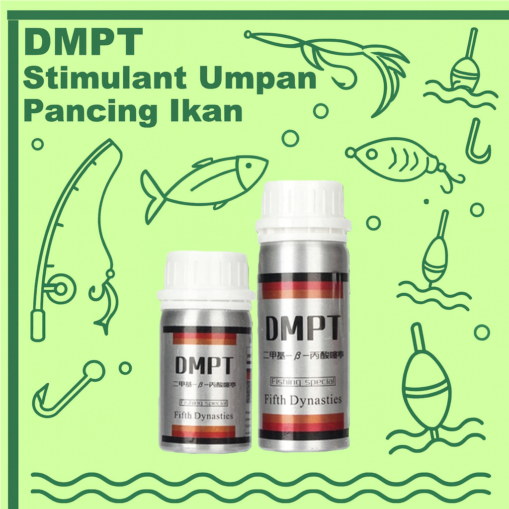 ORIGINAL DMPT STIMULANT umpan pancing jitu penarik ikan bubuk mancing essen essence super adiktif pe