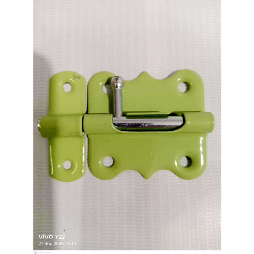 Grendel Overpal Hijau 2 INCH / Grendel Tempat Kunci Pintu 2" / Slot Pintu Jendela