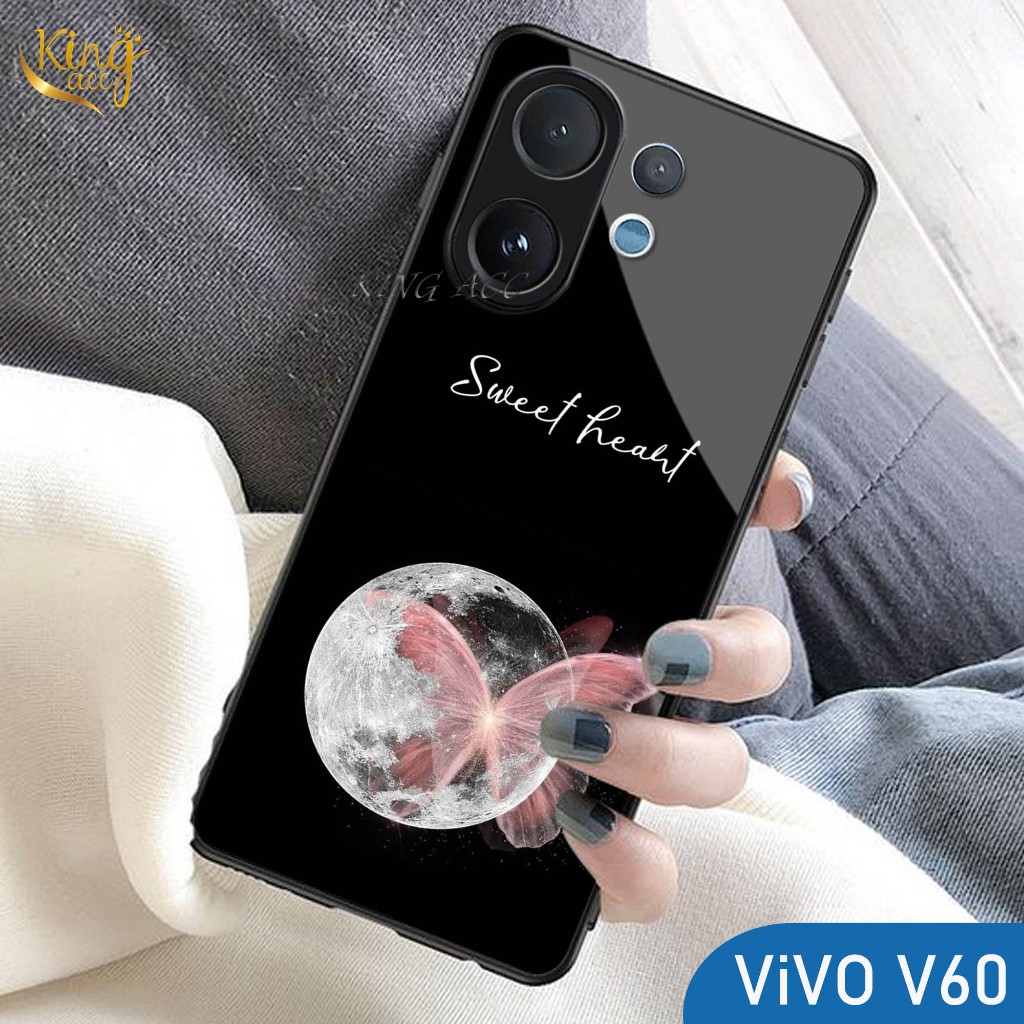 Softcase Glass Glossy Untuk Vivo V60 2025 - Cassing Hp Vivo Vivo V60 2025 - Case Pelindung Hp - K121