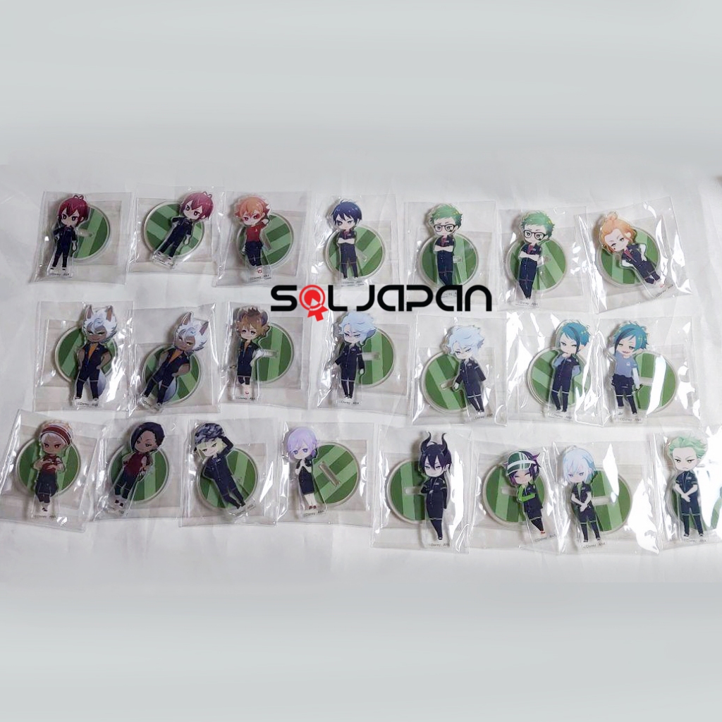 Twisted Wonderland Gym PE Mini Acrylic Stand Riddle Ace Deuce Trey Cater Ruggie Jack Azul Jade Floyd