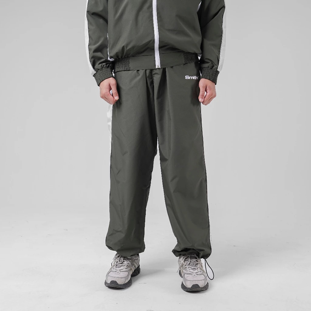 House of Smith PKU Celana Panjang Pria - Emerald Track Pants Green N White - Trackpants Pria