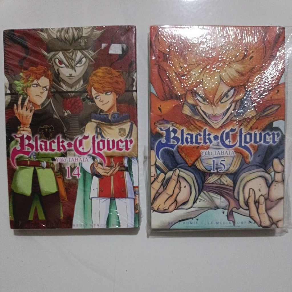 komik black clover set vol 14 & 15 bekas