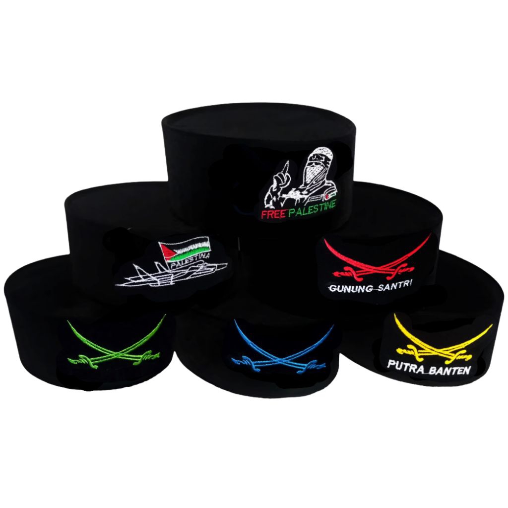 peci anak anak bordir palestina putra banten