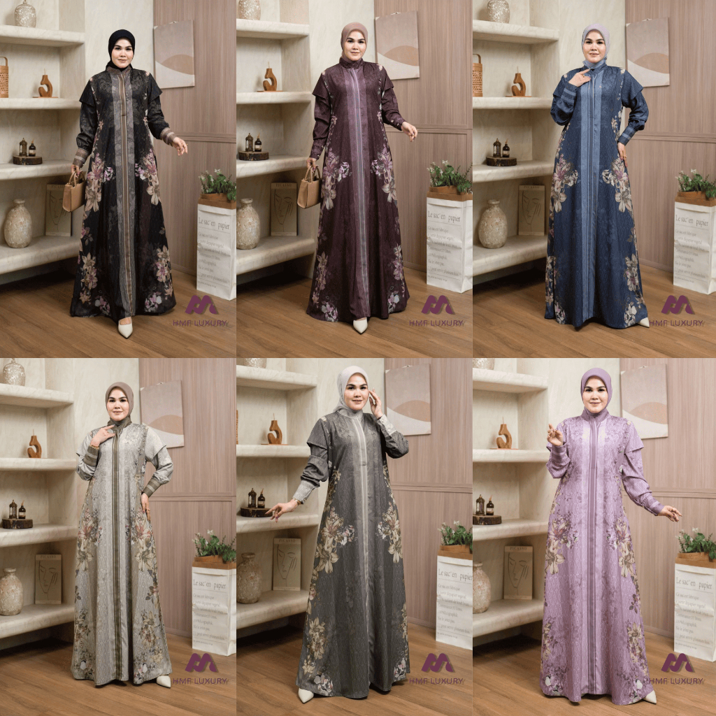 LuxuryFashion READY GAMIS DRESS WANITA ISABEL VOL 6 BY HMF LUXURY BEST SELLER