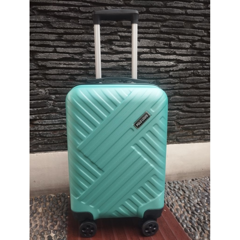 KOPER/TAS TRAVEL MINI POLO HIJAU MINT UKURAN 18 INCH MASUK CABIN PESAWAT.