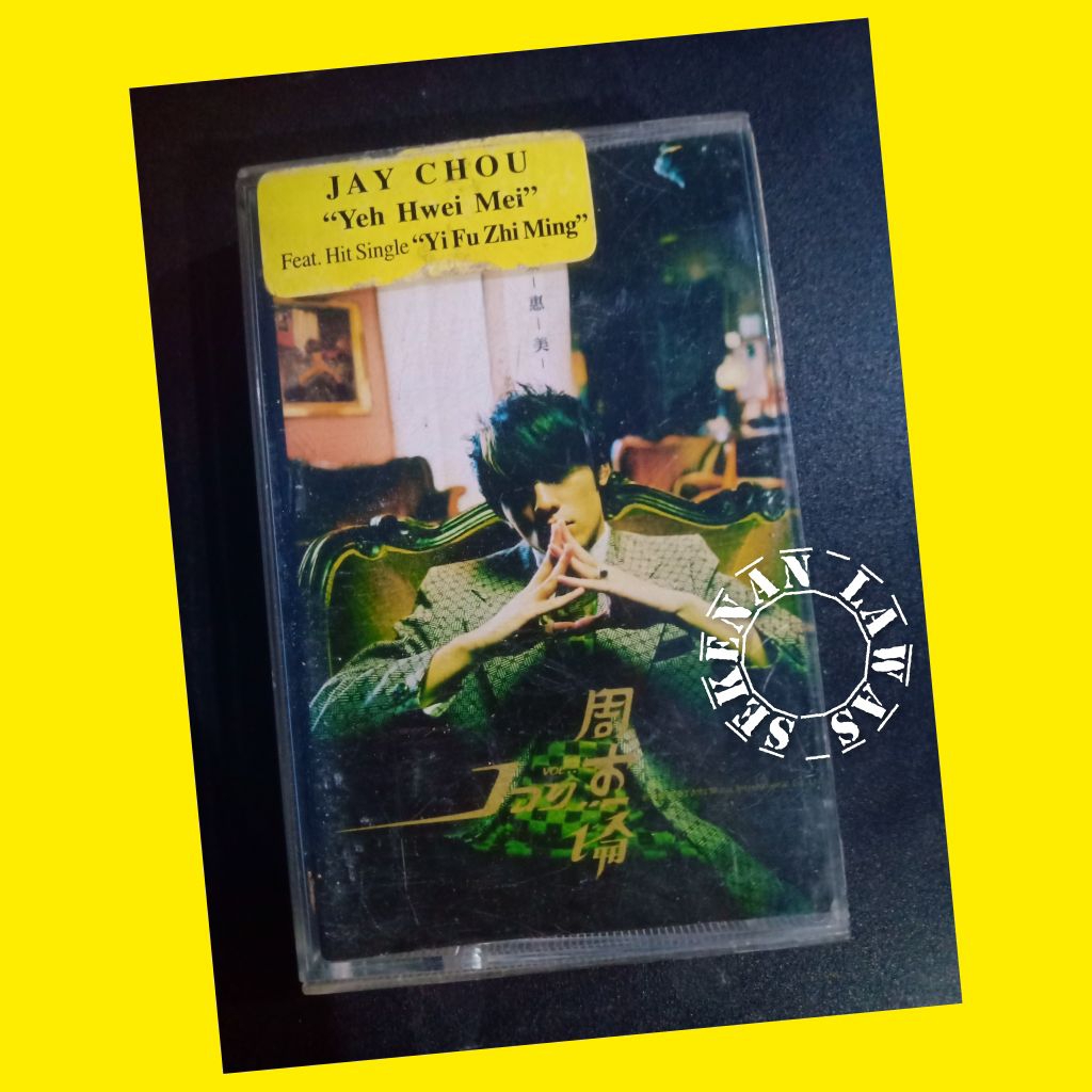 Kaset Jay Chou - Yeh Hwei Mei (Cover Selembar Ada Coretan / Tanpa Teks Lirik)