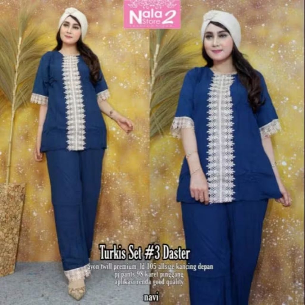 SETELAN CELANA PANJANG KULOT MOTIF BATIK || SETELAN BATIK LD 110 PANJANG CELANA 95 || BAHAN RAYON