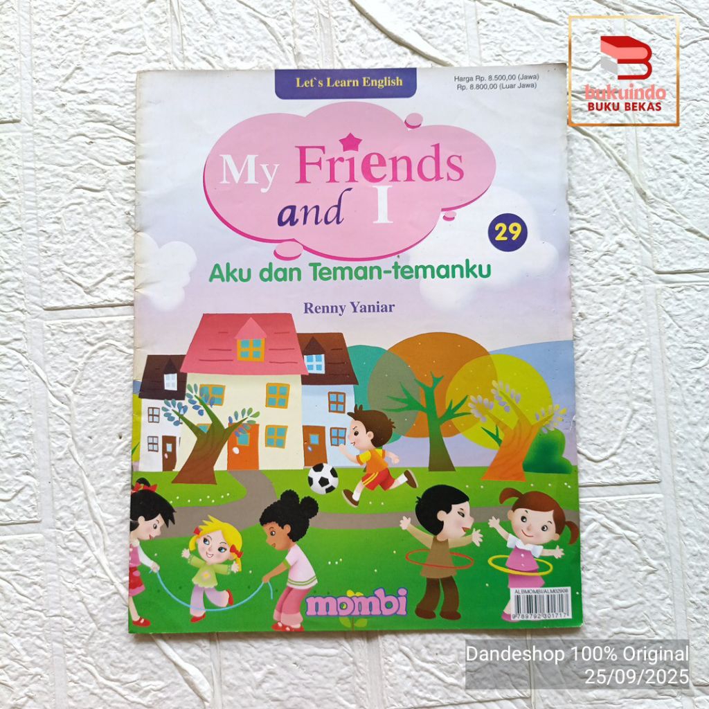 My Friends and I (Aku Dan Teman Temanku) Mombi Let's Learn English - Buku Anak Bekas Preloved