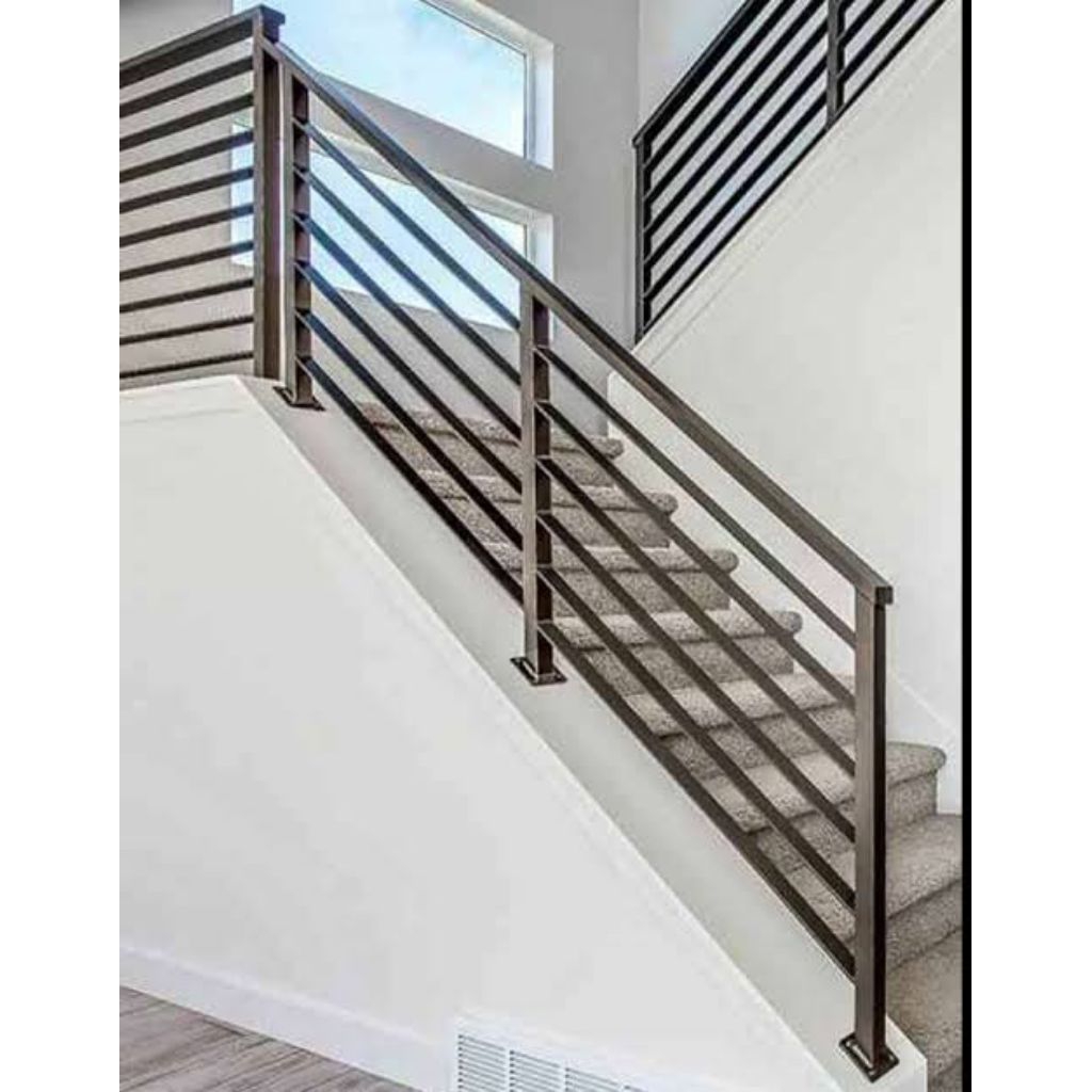 pagar balkon ralling tangga minimalis