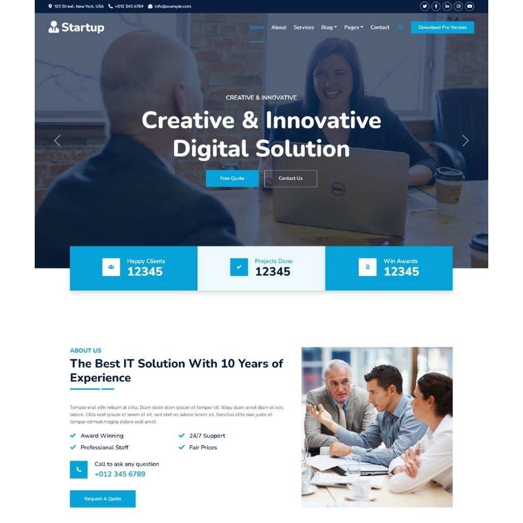 Website company profile