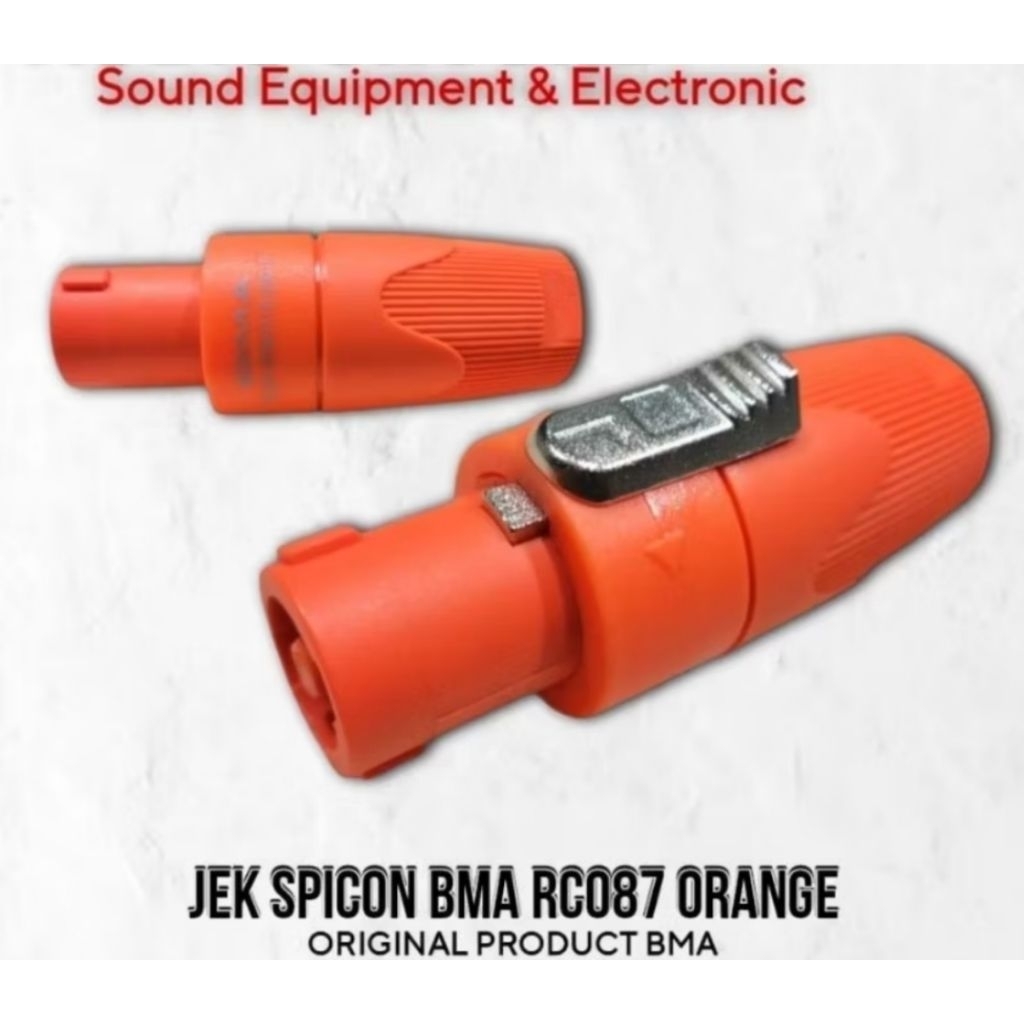 Jack speakon BMA konektor bma (orange) original