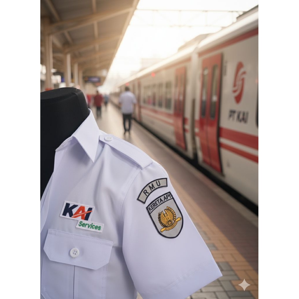 baju R6/baju pdh lengan pendek/seragam pdh warna putih/ bahan drill