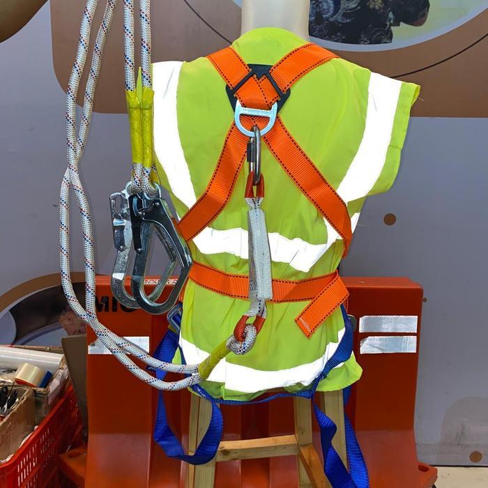 Full Body Harness Double Lanyard Murah