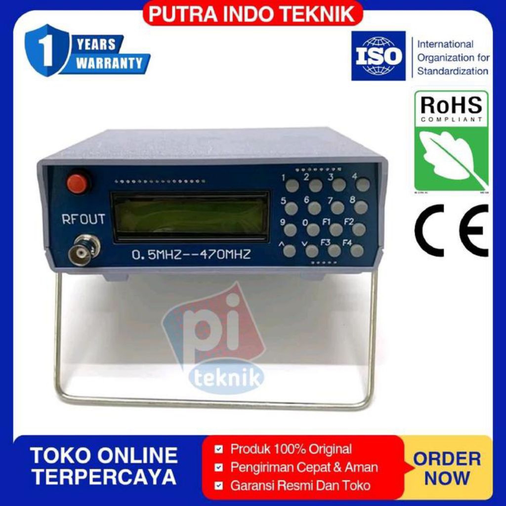 High Frequency Signal Source Signal Generator 0.5-470MHz 0.5MHz-470MHz FM Interphone Signal Generato