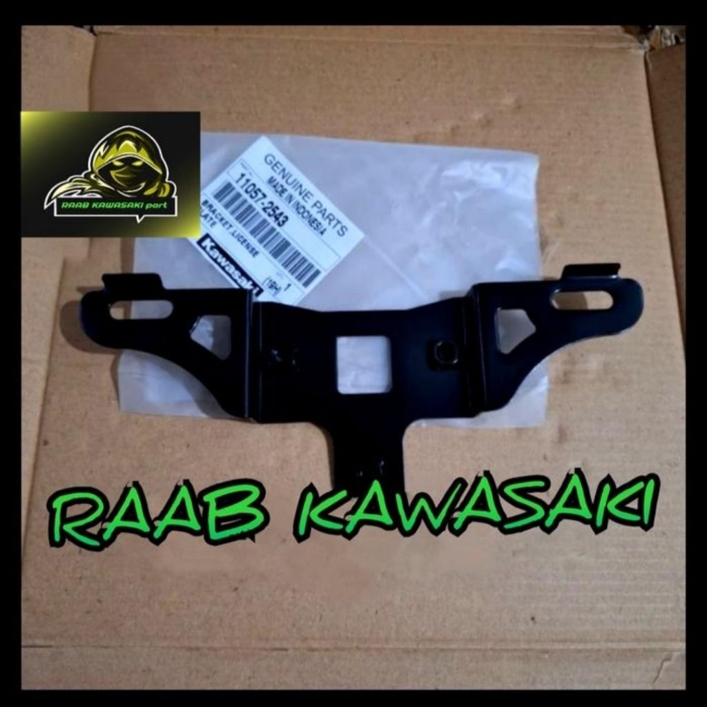 bracket breket dudukan plat nomor depan kawasaki klx230 klx 230 original
