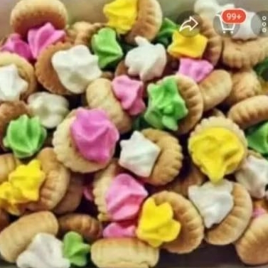Gemrose Roti Kue Kancing Gem Rose Gem Bunga Roti Kancing Roti Gula Warna