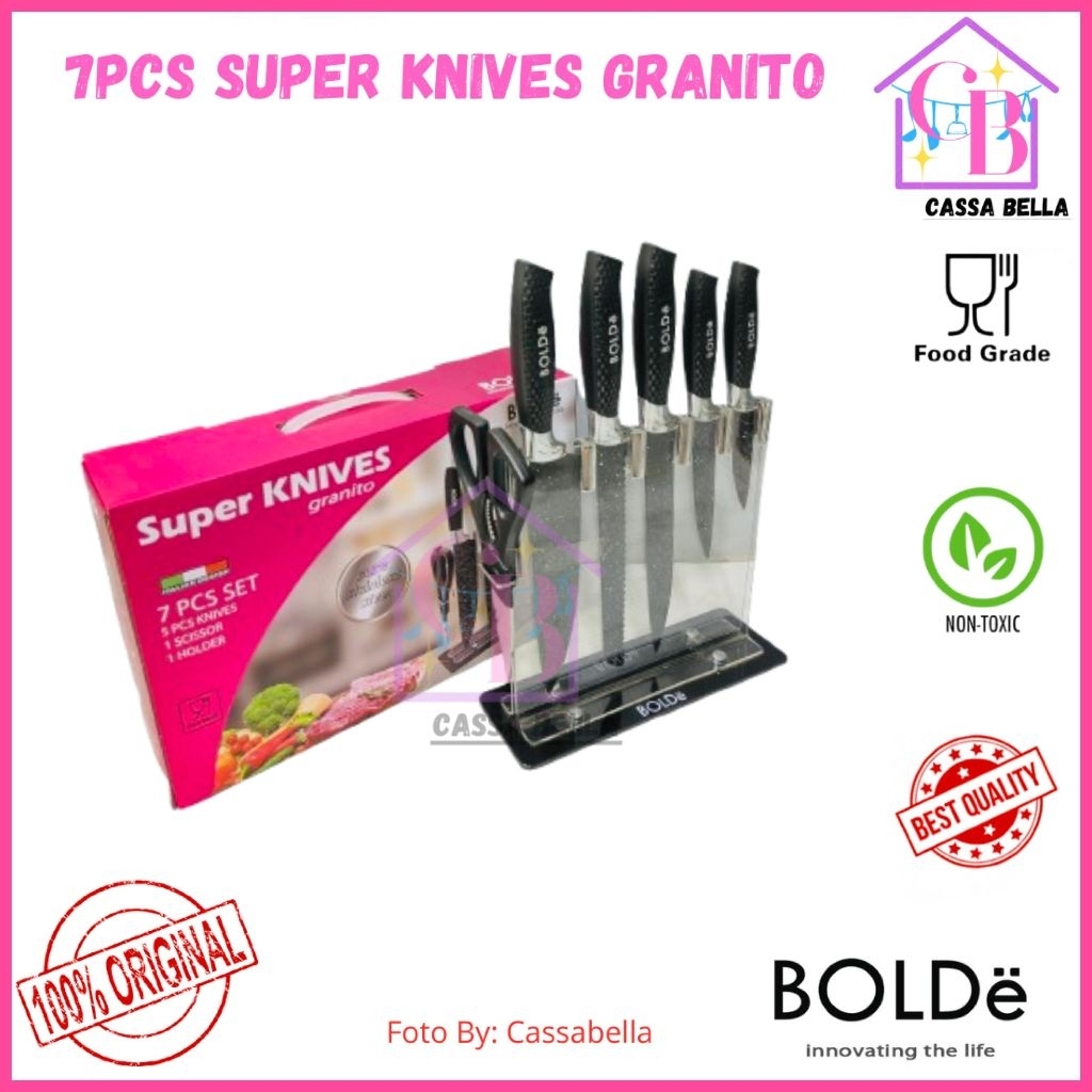 BOLDE Super Knives Pisau set Granito / Pisau Set BOLDE