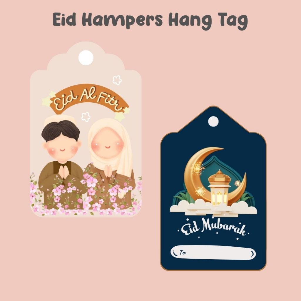 Eid Hang Tag untuk Souvenir / Hampers