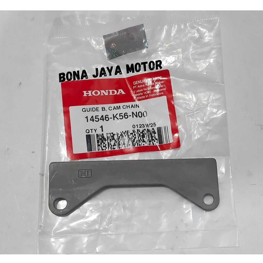 GUIDE B CAM CHAIN TAHANAN RANTAI KETENG ATAS (BESI) SONIC 150,GTR 150,CB 150 ASLI HONDA 14546-K56-N0