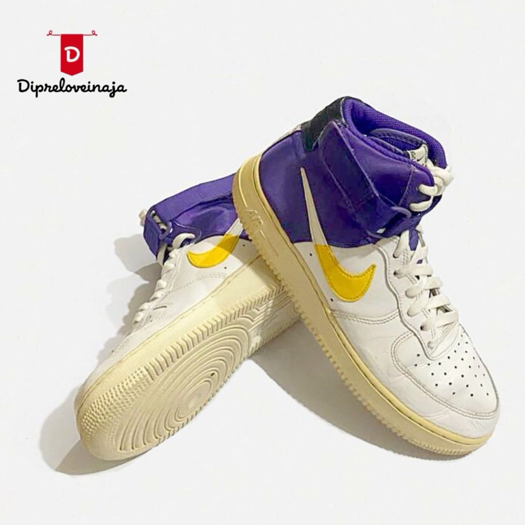 NIKE AIR FORCE 1 HIGH LAKERS PRELOVED