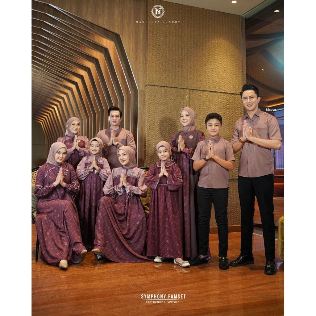 PO SYMPHONY FAMILY SET || • DRESS MAUVE DAN KOKO MAUVE•