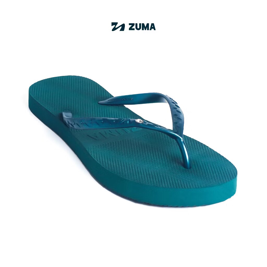 SANDAL ZUMA LADIES METALIC 05 TEAL GREEN/HIJAU LUMUT