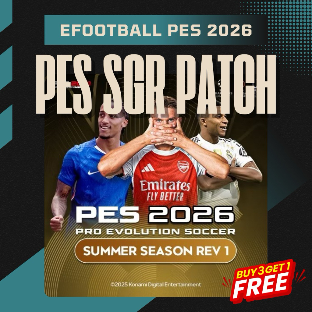 EFOOTBALL PES 2026 PS4 HEN – SGR Patch Summer Update | Full Update Musim 2025/2026