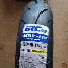 Ban Motor Ring 17 IRC MBR 110 Speed Winner 120/70-17 Ban Racing Soft Tubeless