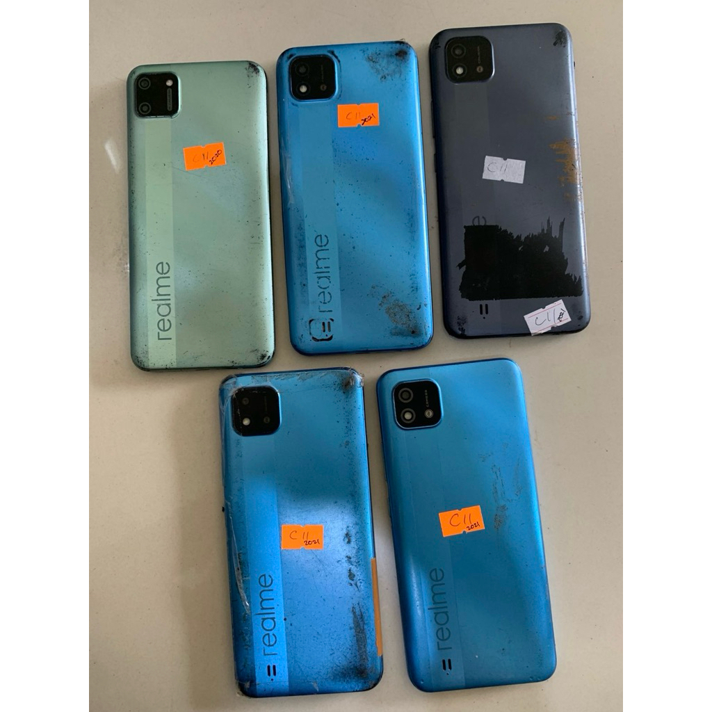 Realme C11 2020 mesin normal, minus LCD