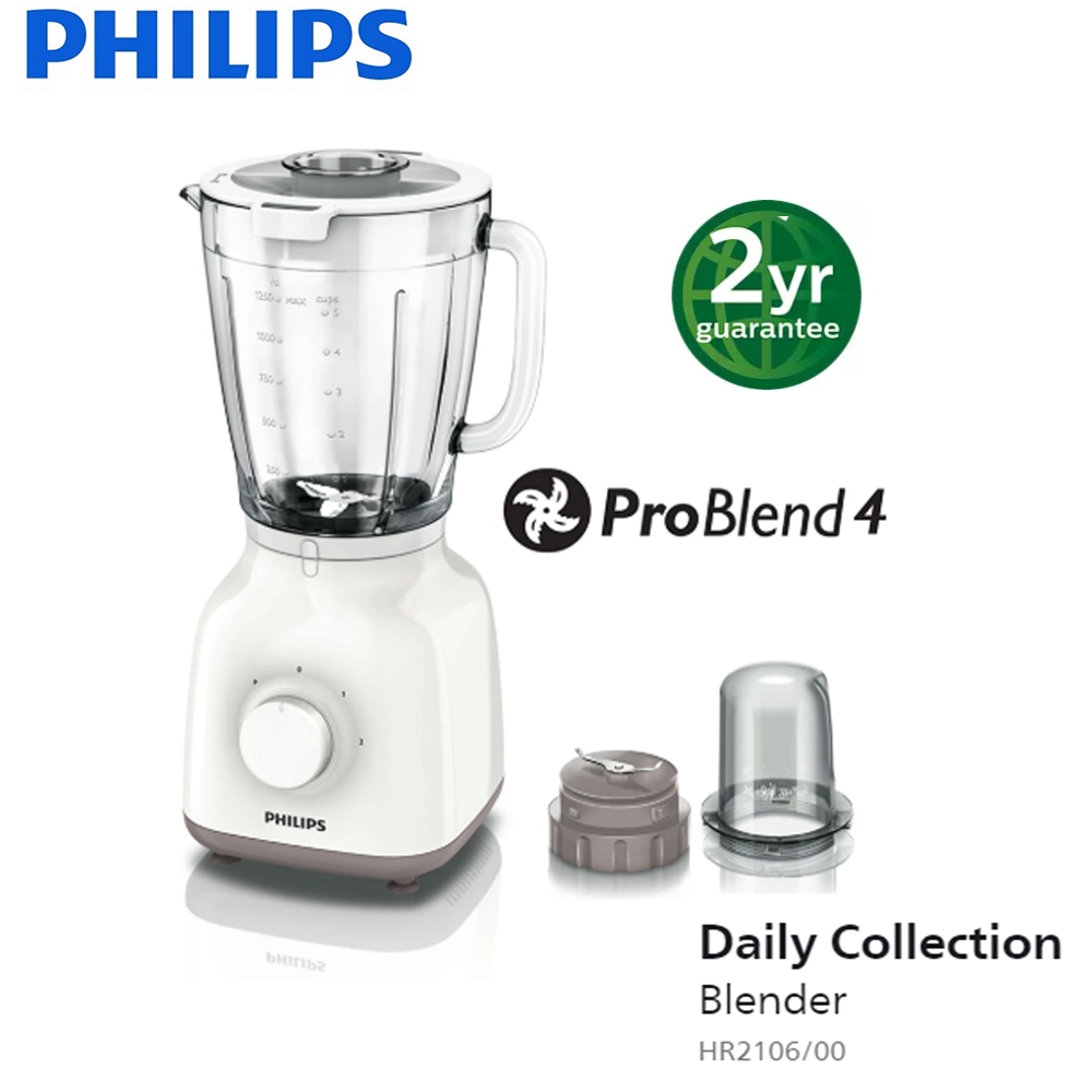 Philips Blender Glass 1.5L ProBlend HR2106