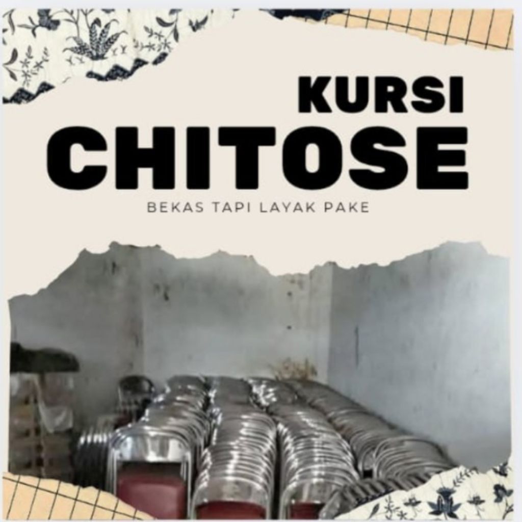 kursi chitose bekas
