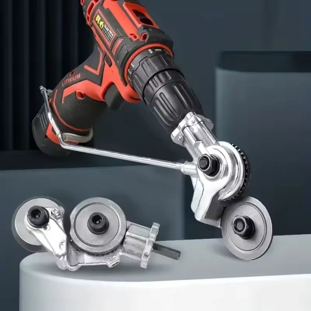 Adaptor Bor Pemotong Seng potong gunting plat besi lembaran alat pemotong seng