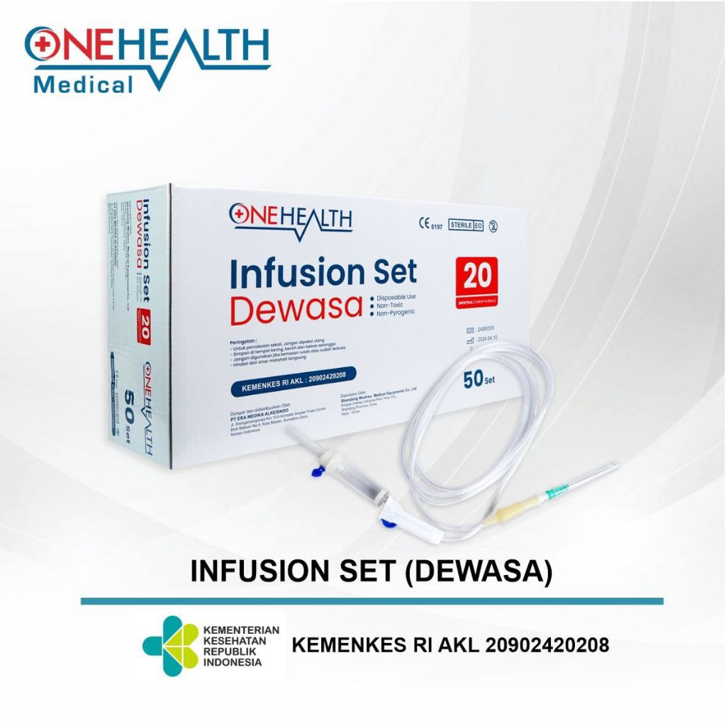Onehealth Infusion Set / Infuset Anak dan Dewasa Onehealth Pcs