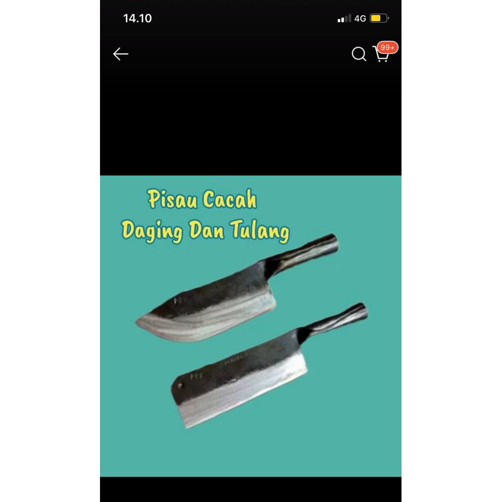 Pisau tulang dan daging